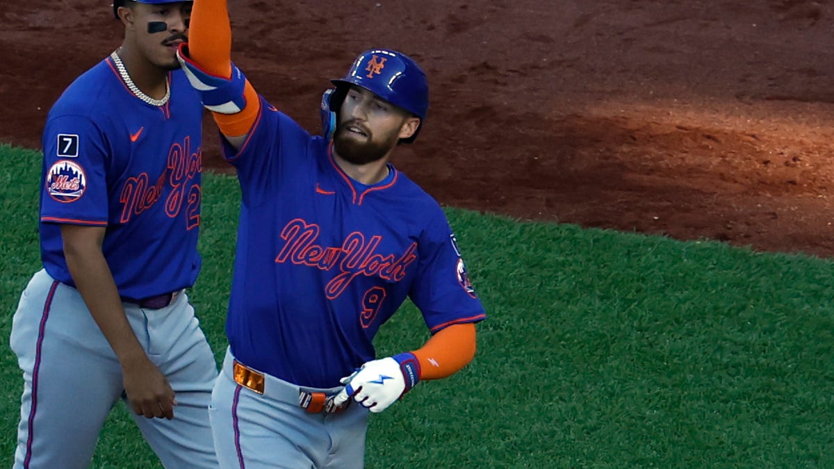 Brandon Nimmo sets Mets RBI record, crushing Nationals to salvage series