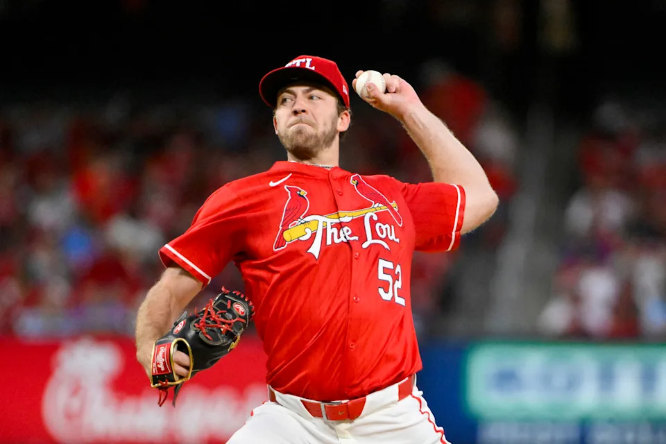 Cardinals starting pitcher Matthew LiberatoreJeff Curry-Imagn Images