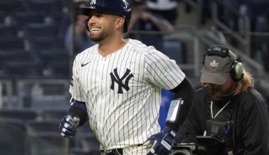 Former Uber driver J.C. Escarra gives pitch a ride for first major league home run