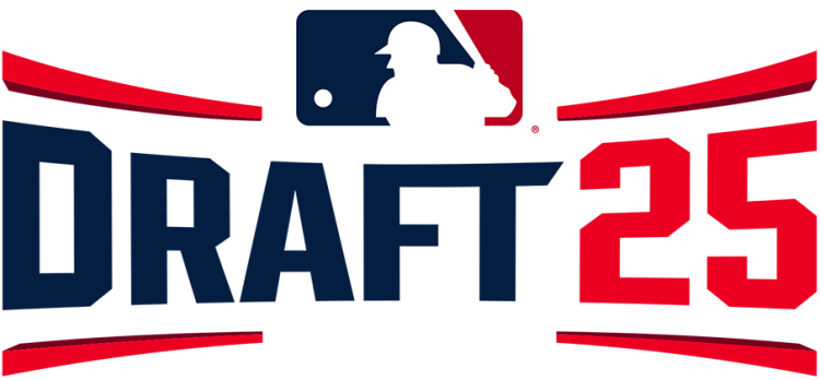  MLB Draft Logo Primary Logo (2025) - The 2025 MLB Draft logo features a new design for the event for the first time in four years. 