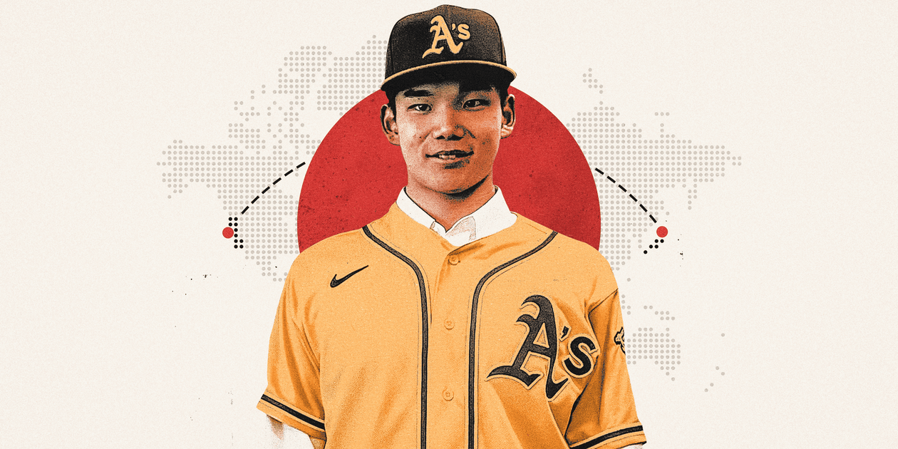 Athletics signee Shotaro Morii is charting a rare path for Japanese baseball players
