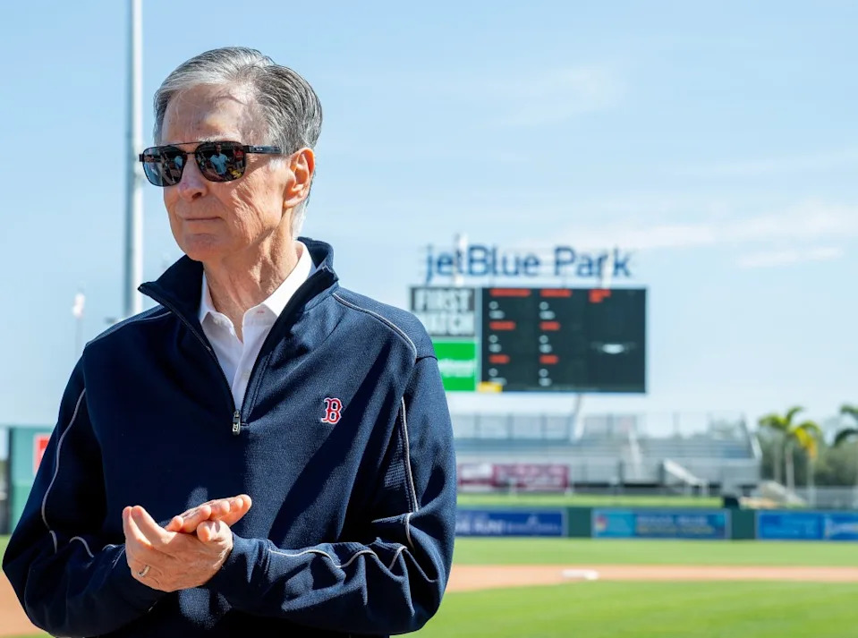 Boston Red Sox owner John W. Henry attends spring training at Jet Blue Park at Fenway South. Chris Tilley-Imagn Images