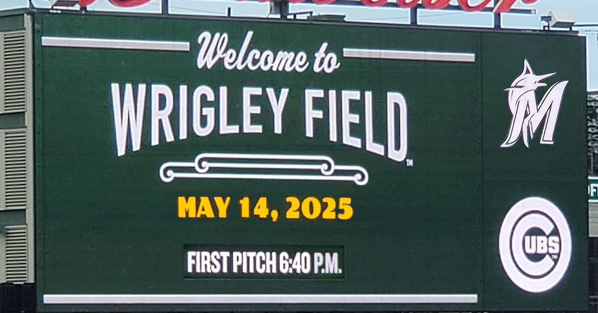 Cubs vs. Marlins Wednesday 5/14 game threads