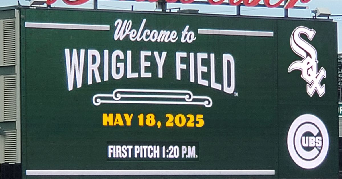 Cubs vs. White Sox Sunday 5/18 game threads