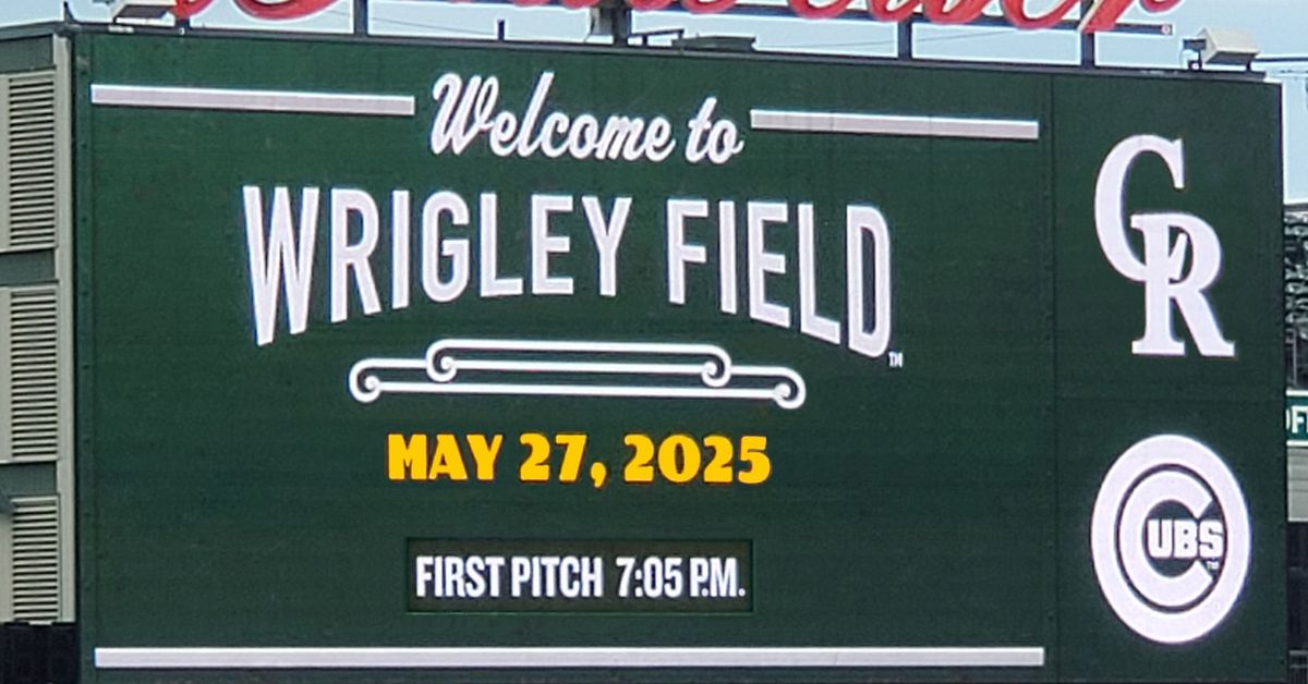 Cubs vs. Reds Tuesday 5/27 game threads