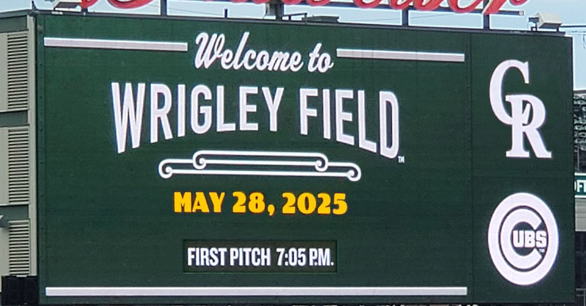 Cubs vs. Rockies Wednesday 5/28 game threads