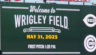 Cubs vs. Reds Saturday 5/31 game threads