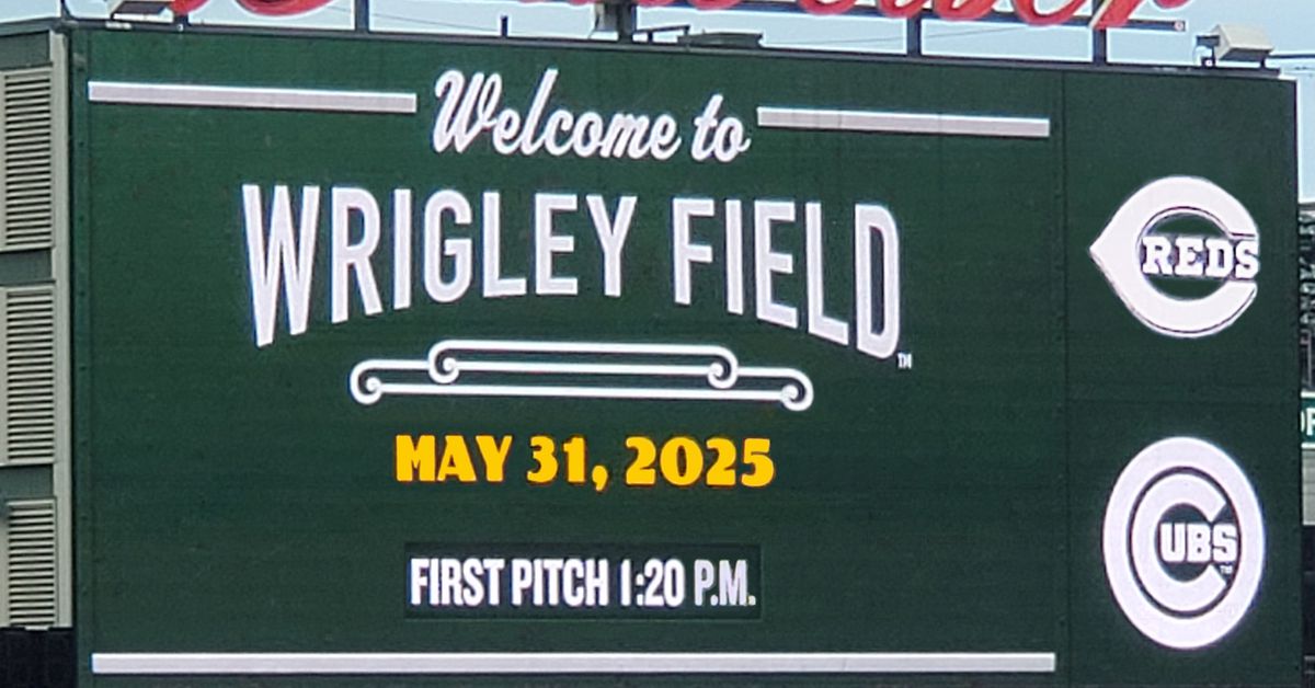 Cubs vs. Reds Saturday 5/31 game threads