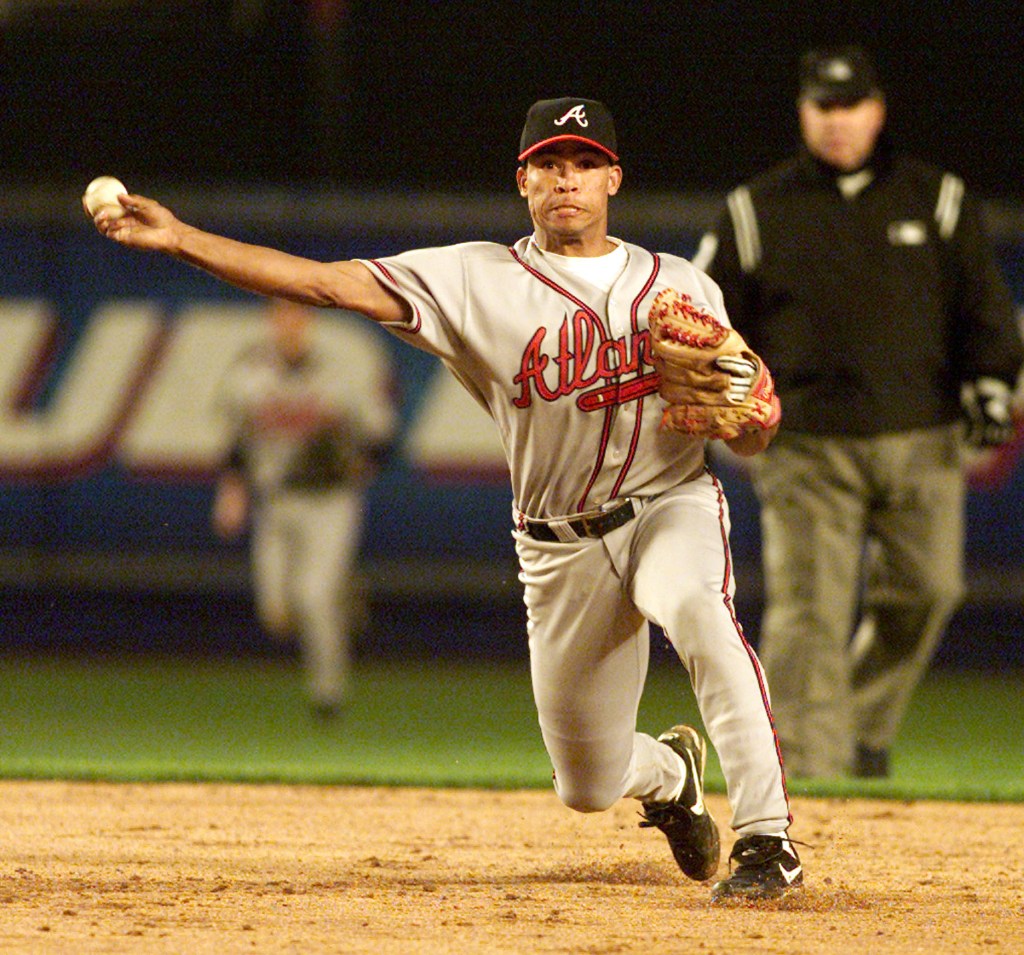 Braves' Rafeel Furcal during a 2001 game agains the Mets.