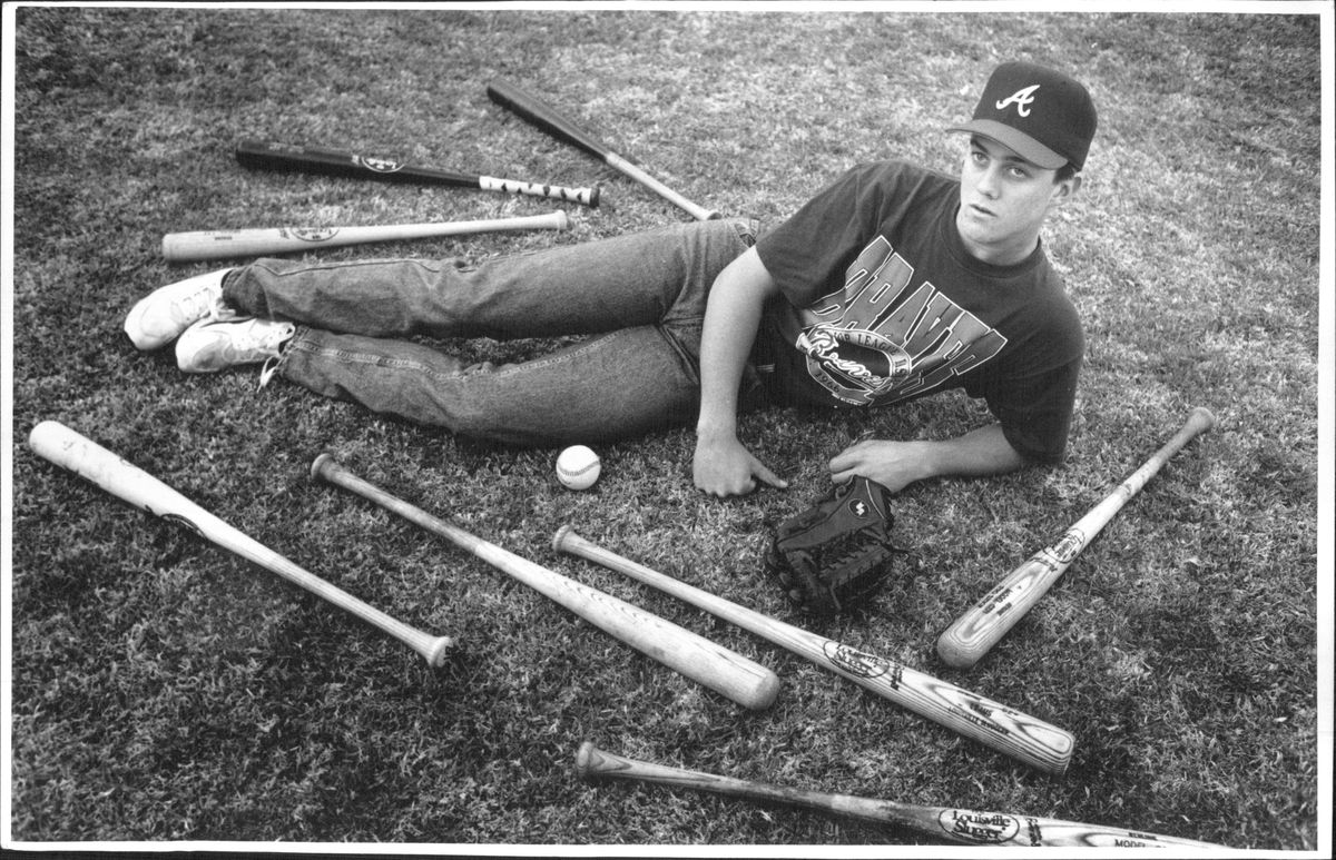 Young baseball player, Glenn Williams of Ingleburn, near Campbelltown, West of Sydney. . .Glen is the newest of Australian exports to the states to play a season with American baseball team the “Braves”.