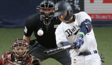 Orix's Wakatsuki hits walk-off double on NPB's Opening Day
