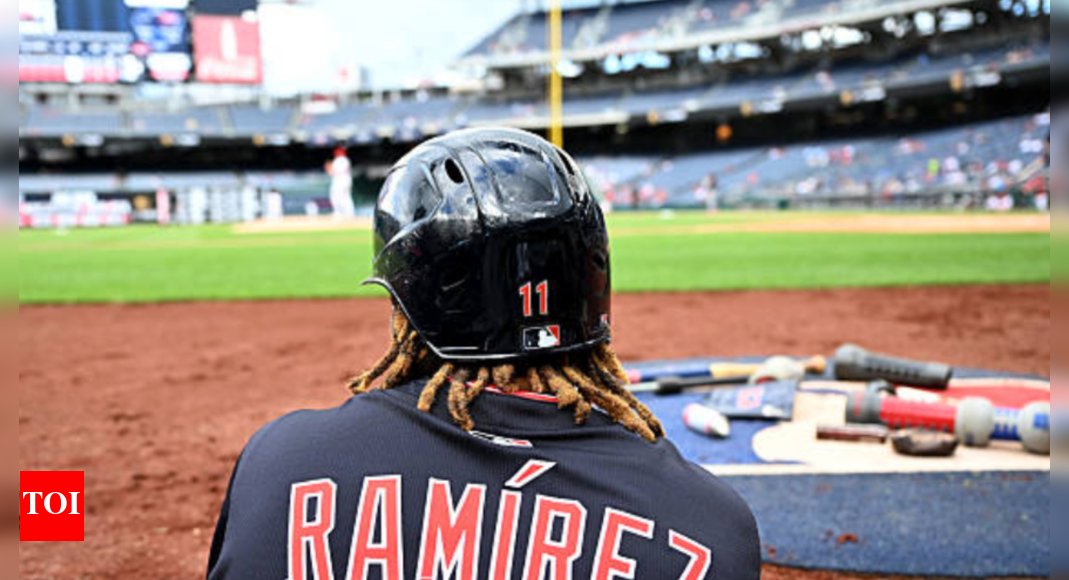Jose Ramirez turns heads with legendary slide of the season for Guardians | MLB News