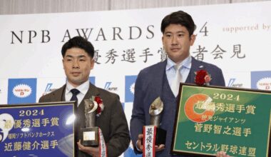 Sugano, Kondo snare Japan's MVP honors