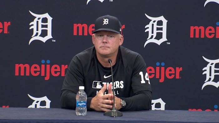 A.J. Hinch credits depth, effort in Detroit Tigers’ surge during press conference