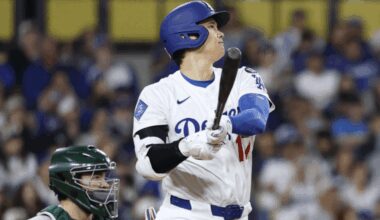 Ohtani homers twice, drives in 6 as Dodgers rout A's