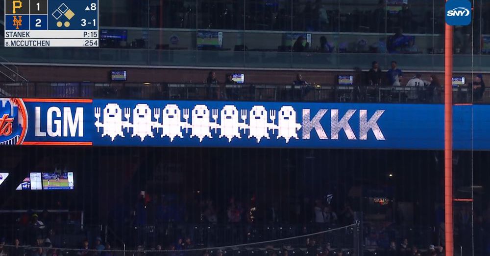 The Mets made a cute strikeout graphic and it went horribly wrong