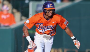 Clemson bats provide spark early, Tigers dominate to clinch series at Pitt