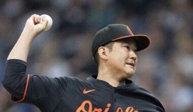 Baseball: Sugano solid again as O's beat Brewers in 11 innings