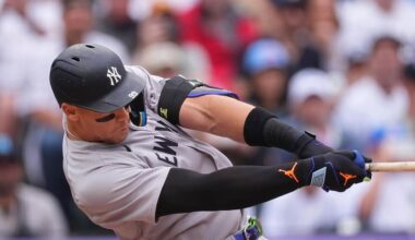 Yankees score 10 runs in fifth in rout of Rockies