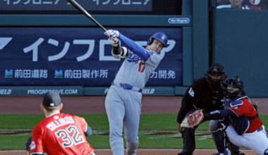 Ohtani homers, Yamamoto gets win for Dodgers at Cleveland