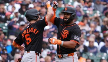 Giants can't get key hit, are swept by Tigers despite three-run lead
