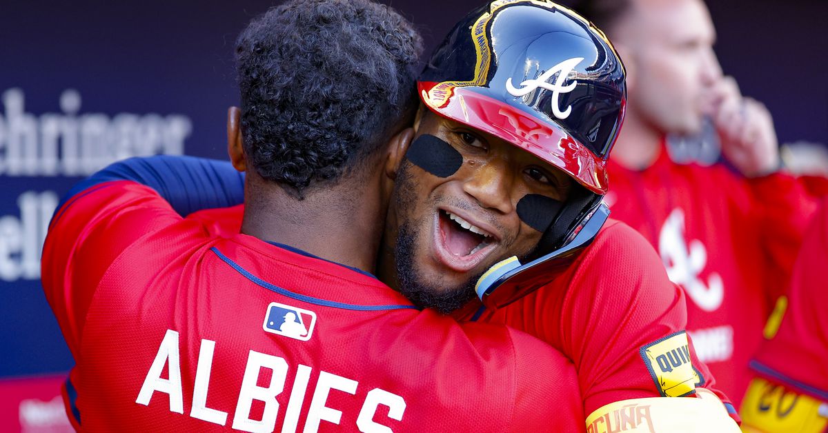 Ronald Acuña Jr. and Ozzie Albies go 1-2 in the lineup for Atlanta Braves