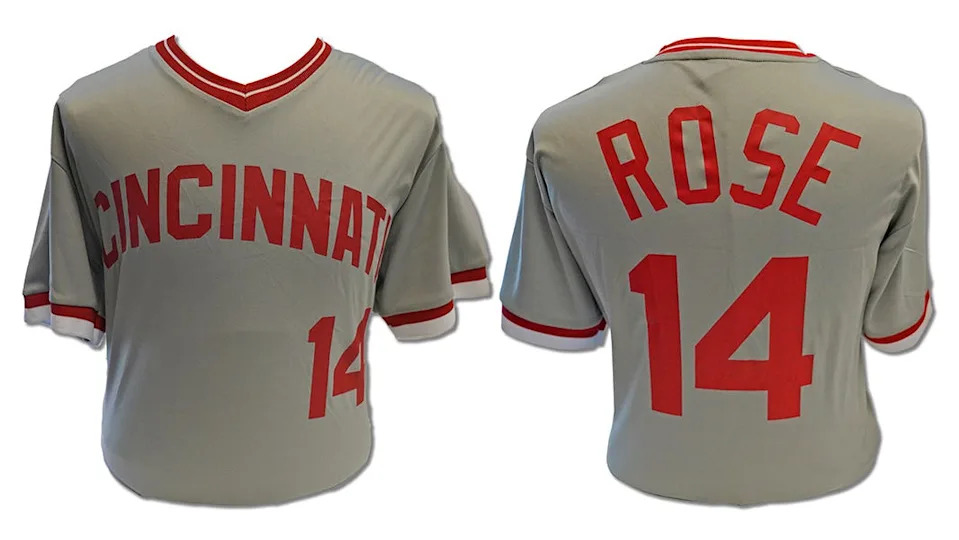 During Pete Rose Night at Great American Ball Park, all attendees will receive a No. 14 Pete Rose replica jersey featuring a commemorative Pete Rose Night tag.