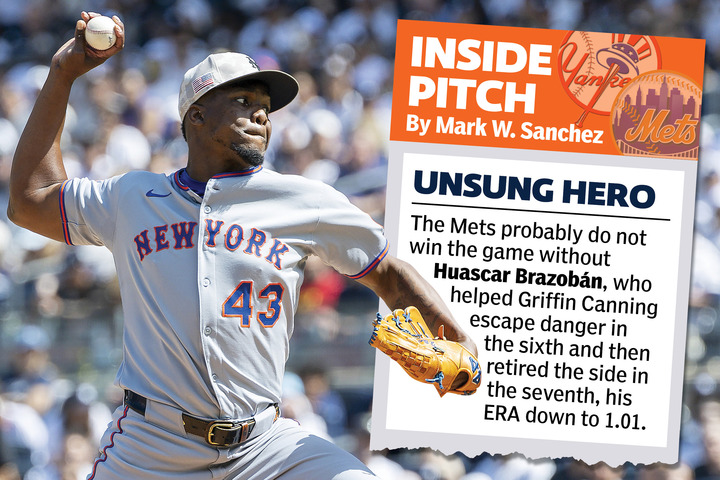 Heroes, zeros from Mets’ Subway Series win: Huascar Brazoban saves day