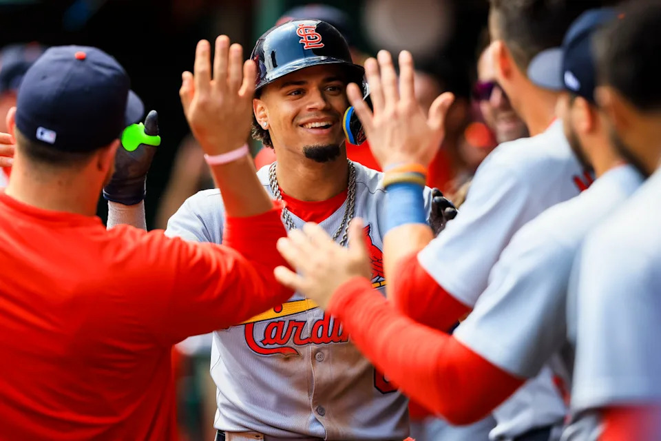 Cardinals shortstop Masyn WinnKatie Stratman-Imagn Images