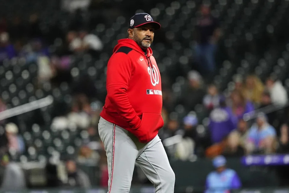 Dave Martinez, Washington Nationals manager.Ron Chenoy-Imagn Images