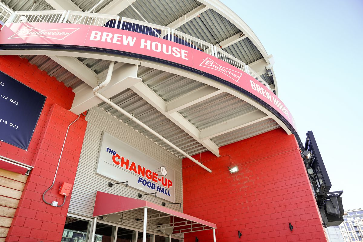 A picture of a food hall