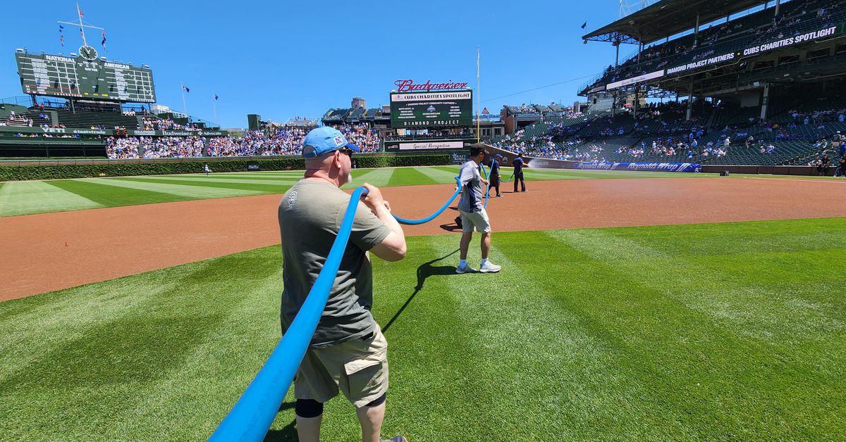 A look at my day as an honorary Wrigley Field grounds crew member