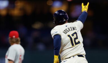 Should the Phillies move Bryce Harper to left and acquire Rhys Hoskins?