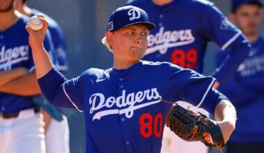 Dodgers RHP Emmet Sheehan is working his way back after missing 2024