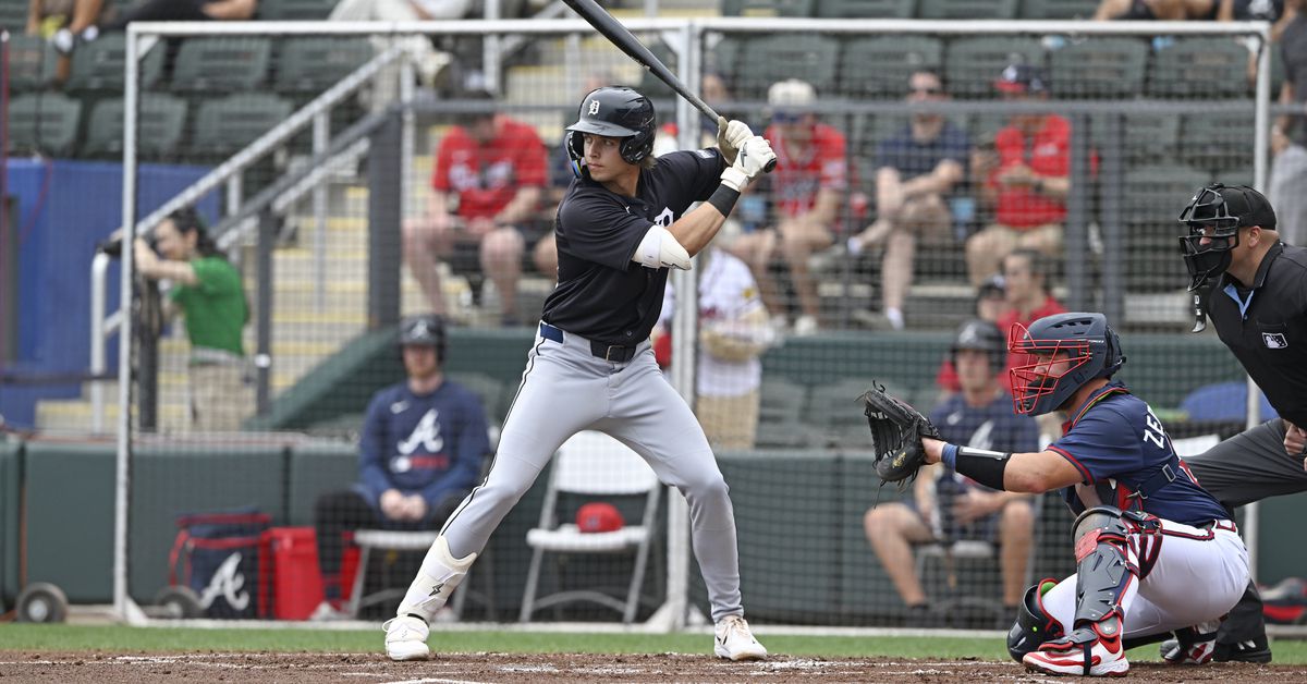 Bryce Rainer and Max Clark lead the Tigers top prospect hitters