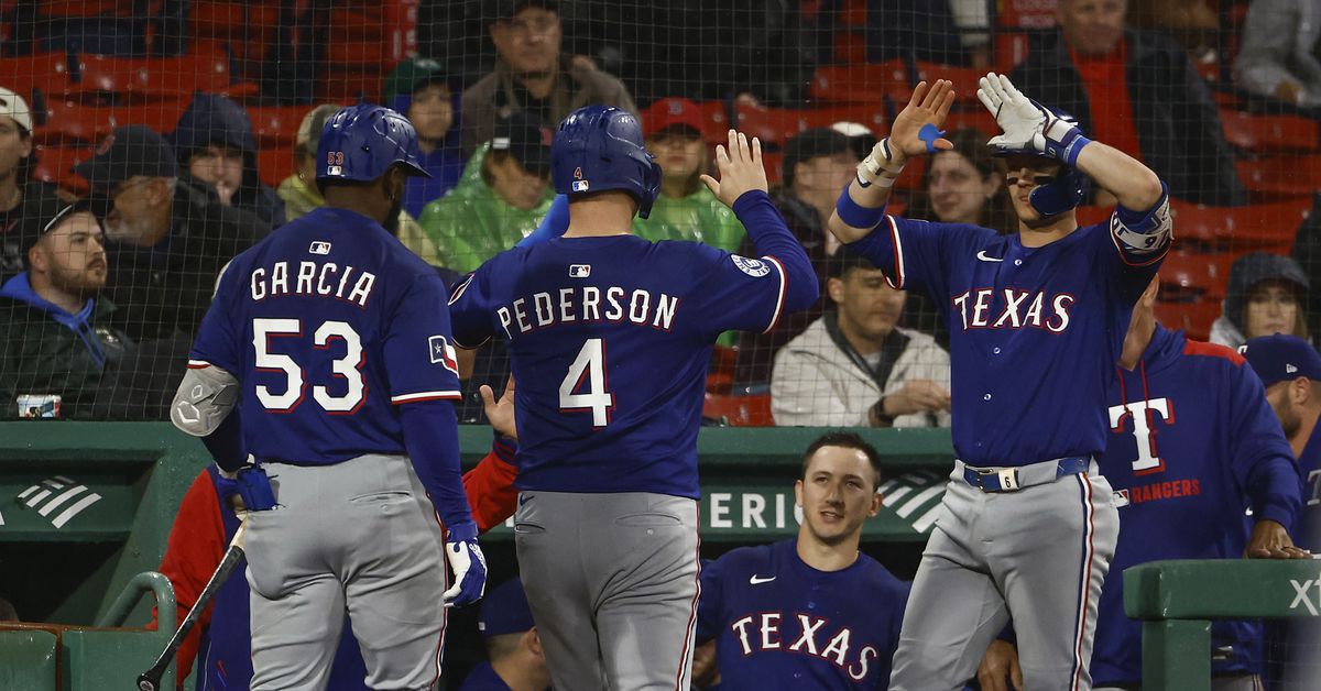 Game No. 37 - Texas Rangers at Boston Red Sox