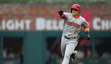 TJ Friedl’s two-homer game in Atlanta earns him Reds player of the week honors