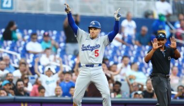 Dodgers score: Offense explodes late in 10-1 romp over Marlins