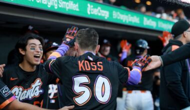 MLB scores: Christian Koss grand slam powers Giants past Diamondbacks