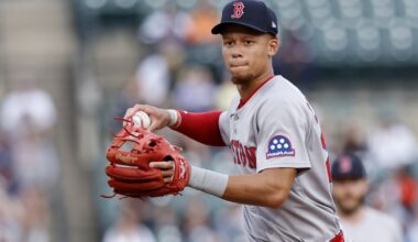 Red Sox News & Links: Kristian Campbell to play first base against Braves this weekend