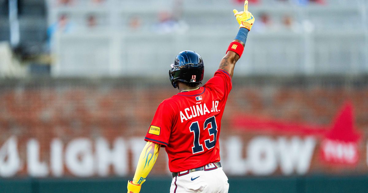 Ronald Acuña Jr. says it was “incredible” to be back on the field for Atlanta Braves