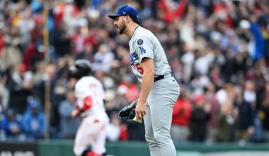 Dodgers score: Tanner Scott, Alex Vesia blow lead lose to Guardians 7-4
