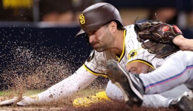 Padres overcome three-run deficit to beat Marlins in extra innings