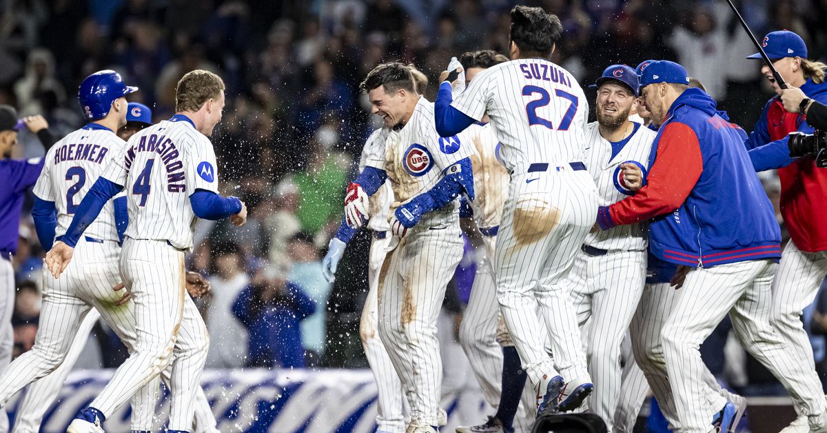 Cubs 4, Rockies 3: Matt Shaw walks it off
