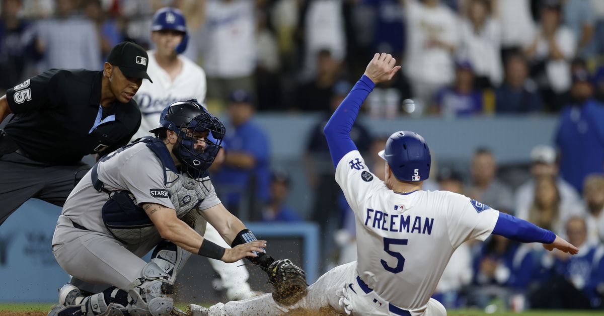 Yankees lose early lead to Dodgers in opener of World Series rematch