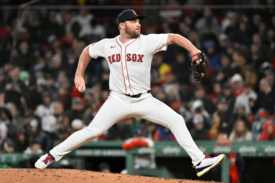 Liam Hendriks of the Boston Red Sox said he and his wife have also been subjected to death threats. Eric Canha-Imagn Images