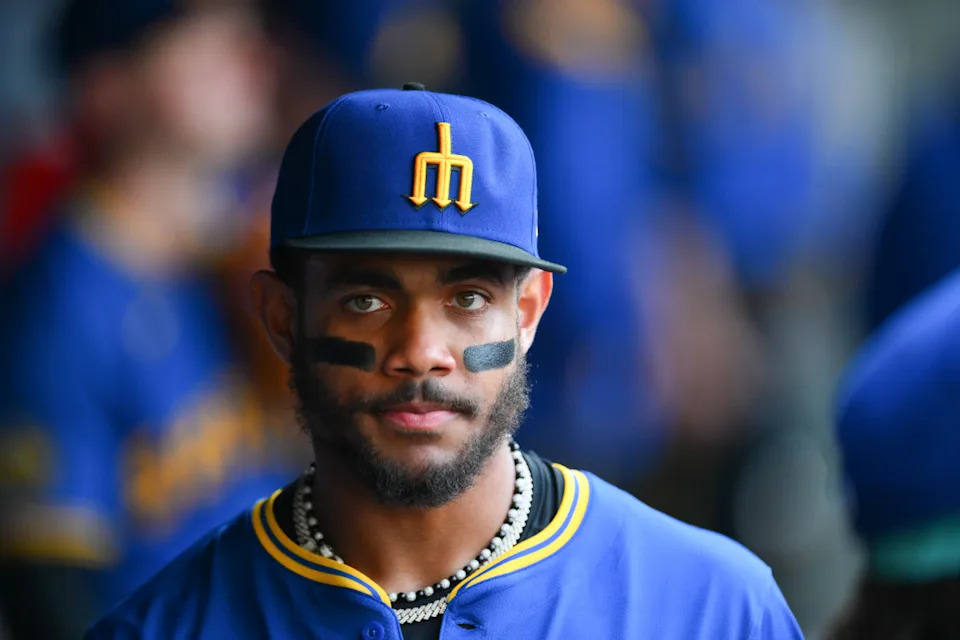 Seattle Mariners center fielder Julio RodríguezSteven Bisig-Imagn Images