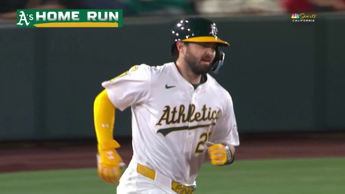 Shea Langeliers inches Athletics closer to Mariners with solo homer – NBC Sports Bay Area & California