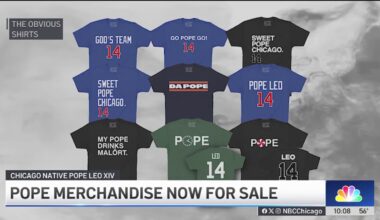 Chicago White Sox pay tribute to newly elected Pope Leo XIV – NBC Chicago