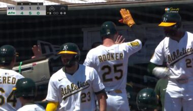 Brent Rooker crushes three-run homer for Athletics vs. Yankees – NBC Sports Bay Area & California